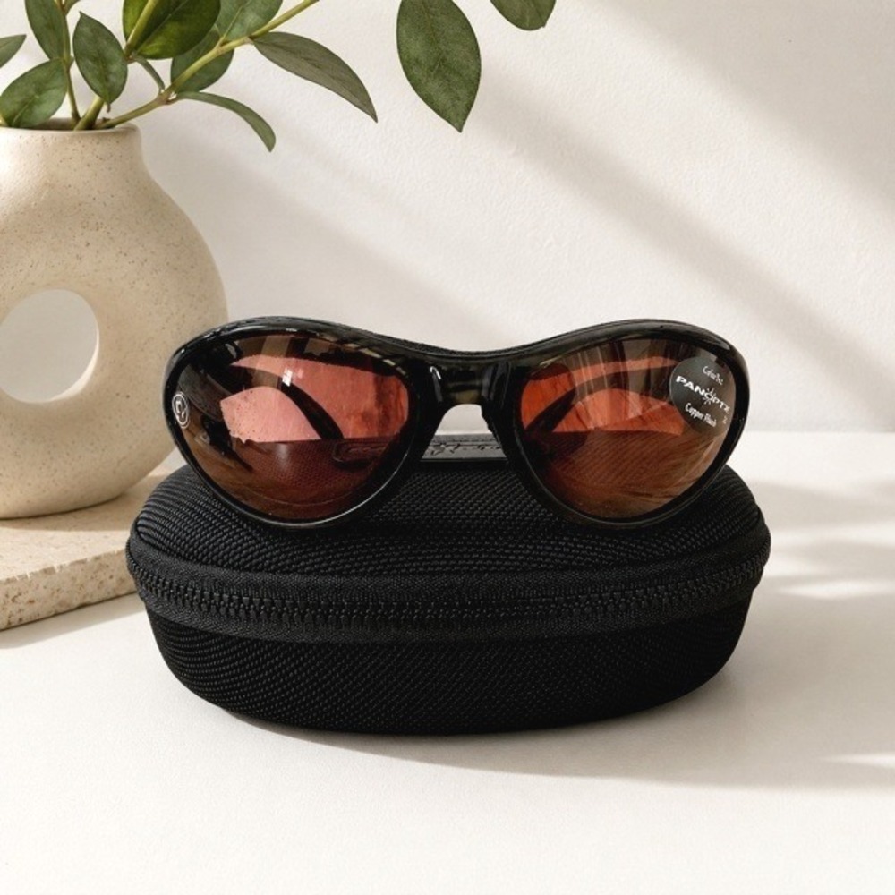 Panoptx Solano CV Sunglasses Copper Flash F133603 New w/ Case Accessories